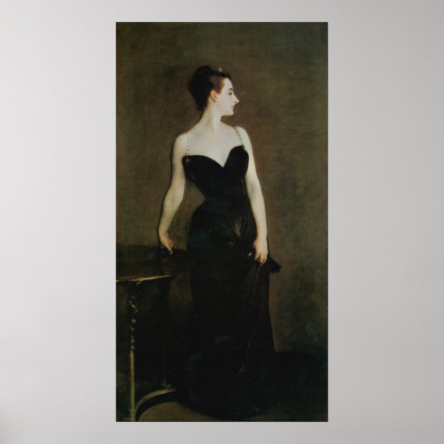 Poster Madame X par John Singer Sargent (Devant)