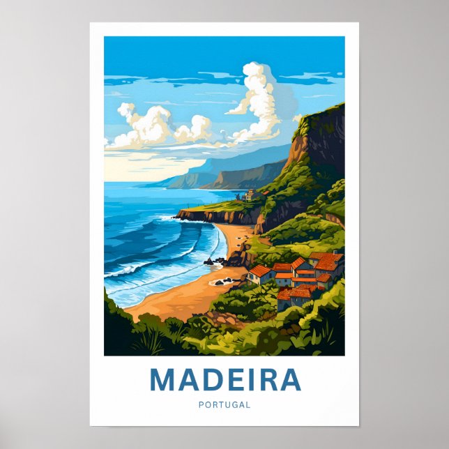 Poster Madeira Portugal (Devant)