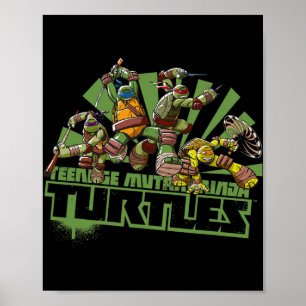 Poster Mademark X - - Original Tmnt Nouvelle Série Équipe