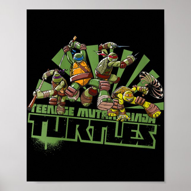 Poster Mademark X - Womens - Original Tmnt New Series Tea (Devant)