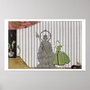 Poster Mademoiselle Spinelly Chez Elle, 1920 (PRI de