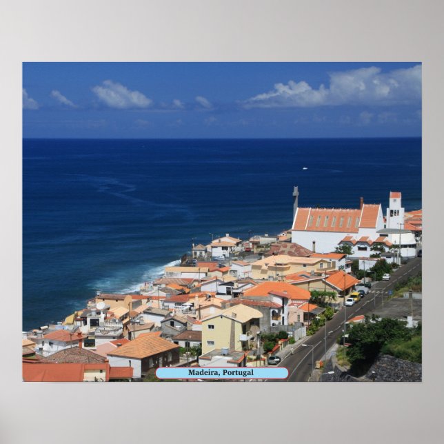 Poster Madère, Portugal (Devant)
