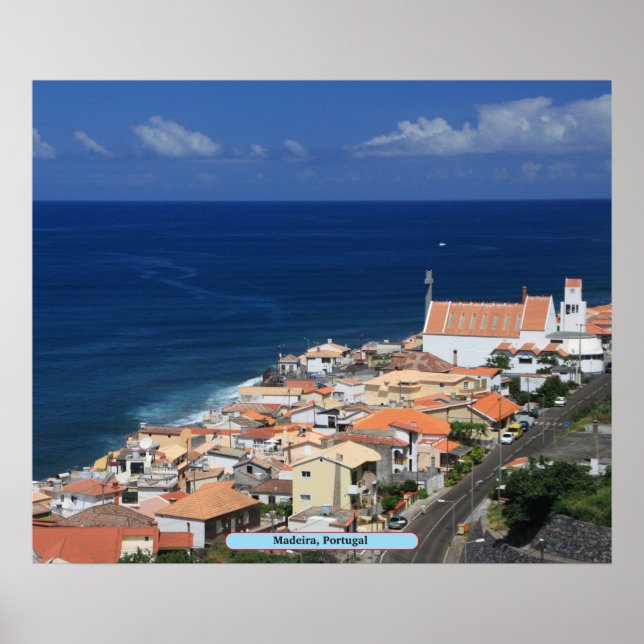Poster Madère, Portugal (Devant)