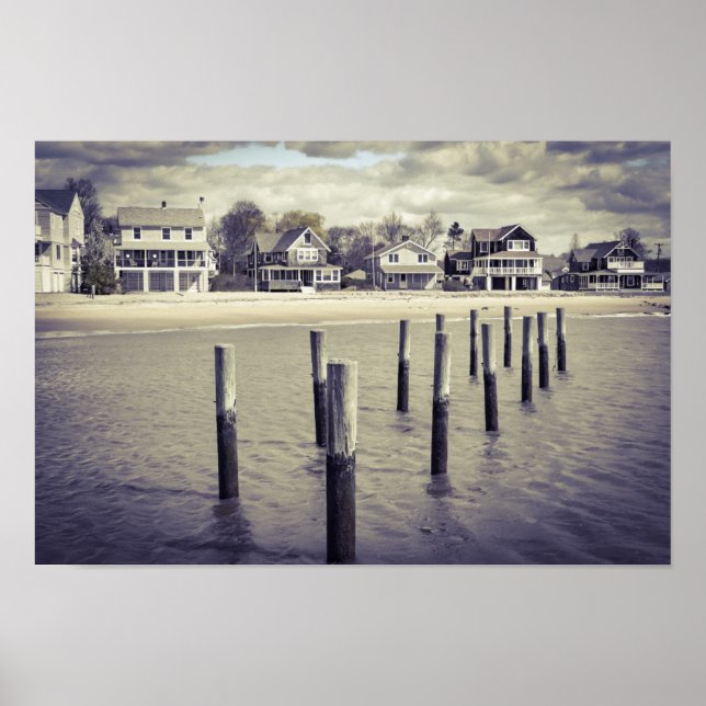 Poster Madison Beach Connecticut (Devant)