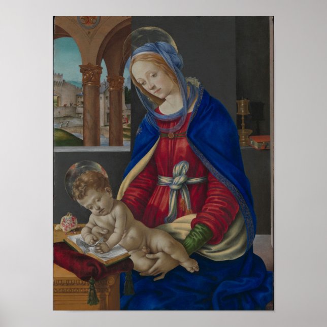 Poster Madonna and Child, vers 1483-4 (Devant)