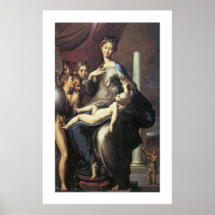 Poster Madonna au long cou