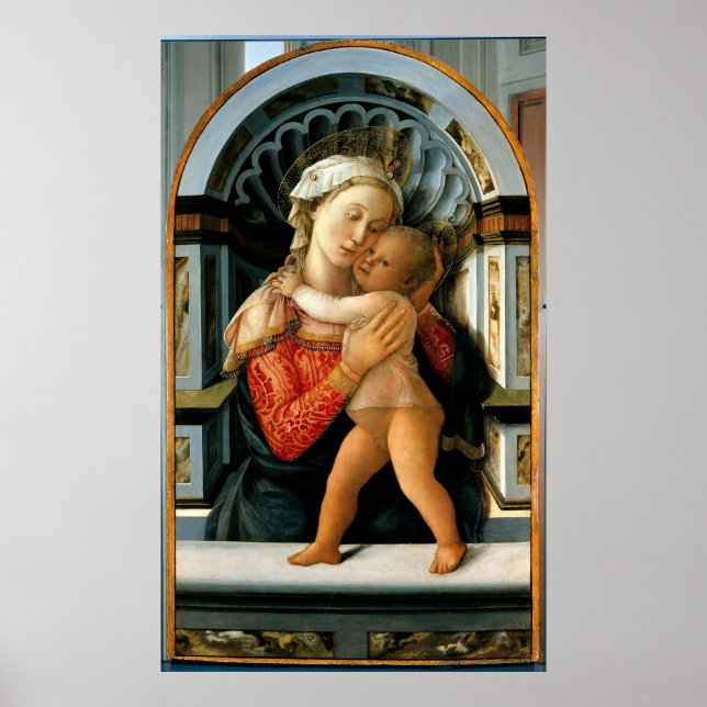 Poster Madonna avec l'enfant (Devant)