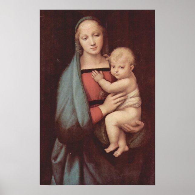 Poster Madonna Del Granduca par Raphael (Devant)