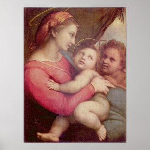 Poster Madonna della Tenda - Raphael