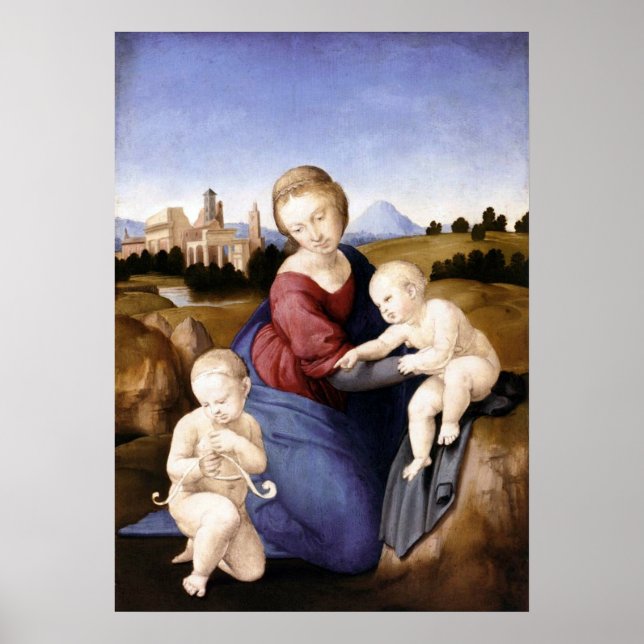Poster Madonna Esterhazy - Raphael - c1508 (Devant)