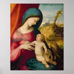 Poster Madonna et enfant, 1512-14