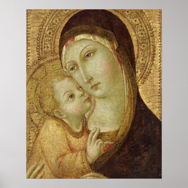 Poster Madonna et l'enfant (Devant)