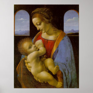 Poster Madonna Litta par Leonardo Da Vinci