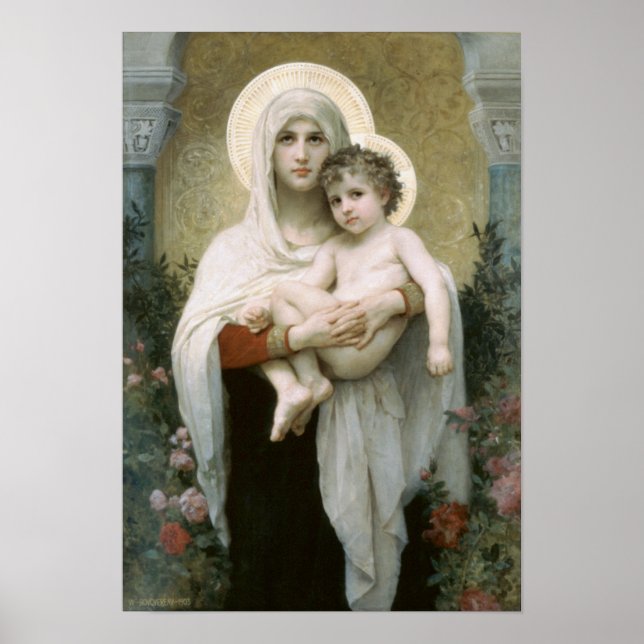 Poster Madonna of the Roses (Devant)