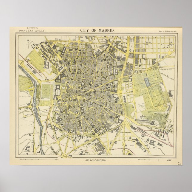 Poster Madrid (Devant)