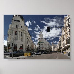 Poster Madrid Espagne
