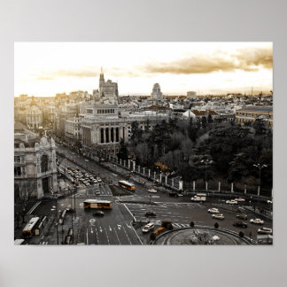 Poster Madrid Espagne