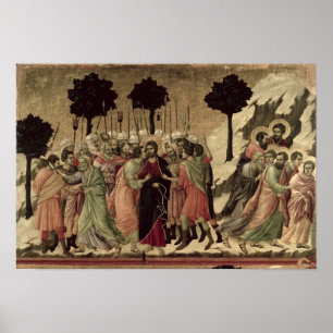 Poster Maesta : Trahison du Christ, 1308-11