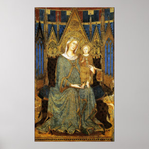 Poster MAESTA, VIERGE AVEC ENFANT par Simone Martini