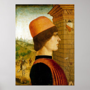 Poster Maestro delle Storie del Pane Portrait d'un homme