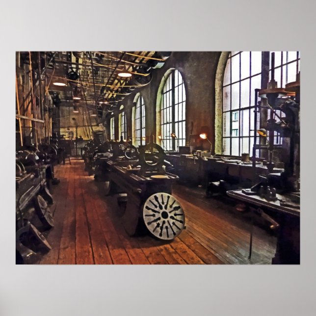 Poster Magasin de machines d'usine (Devant)