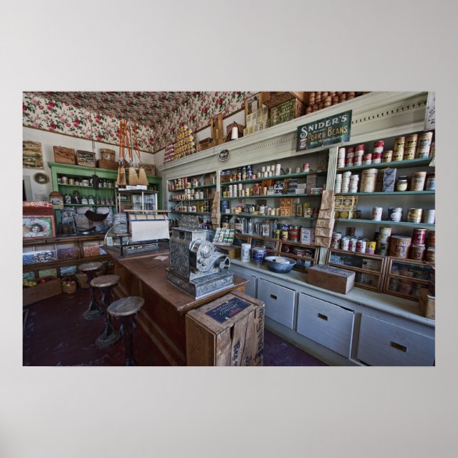 POSTER MAGASIN D'HIER - VIRGINIA CITY (Devant)