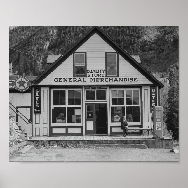 Poster Magasin général. Ophir, Colorado Sept. 1940 (Devant)
