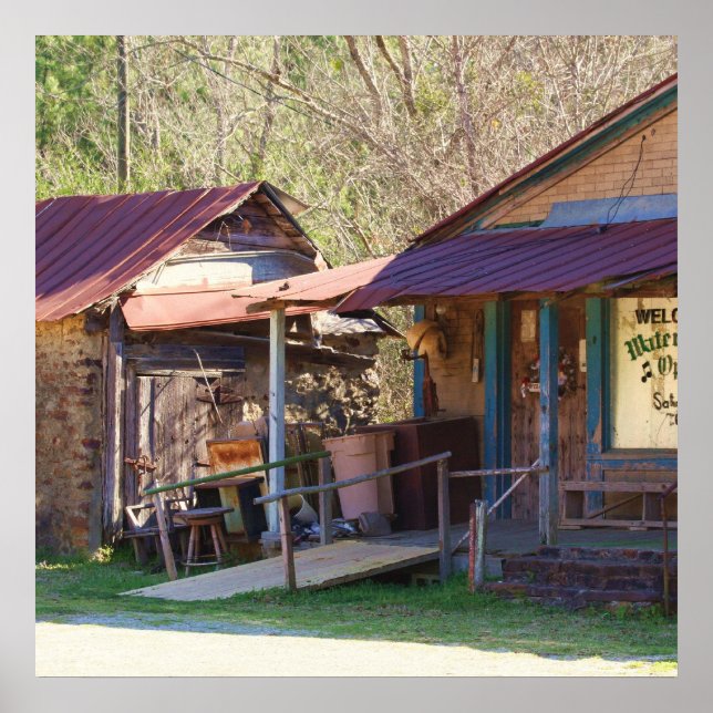 Poster Magasin général rustique et rural (Devant)