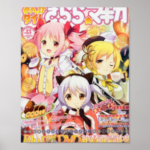 Poster magazine de filles magiques