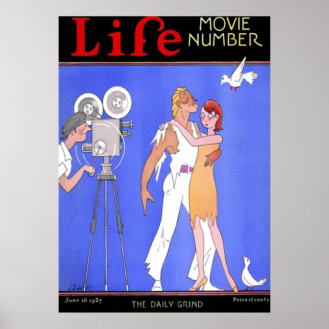 POSTER MAGAZINE DE LA VIE (Devant)
