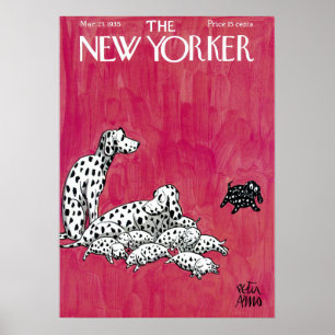 POSTER MAGAZINE DE NEW YORKER 1935