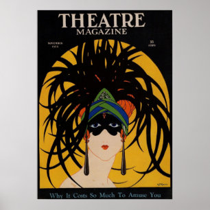 POSTER MAGAZINE DE THÉÂTRE