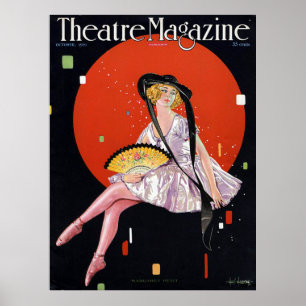 Poster Magazine de théâtre octobre 1921