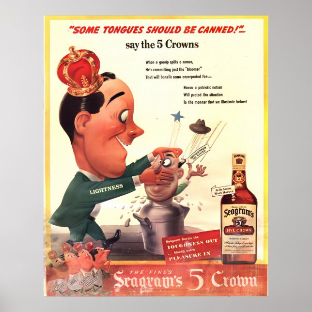 Poster Magazine publicitaire 5-Couronne de vintage Seagra (Devant)