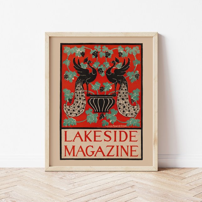 Poster Magazine vintage Lakeside (Créateur téléchargé)