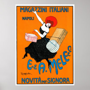 Poster Magazzini Italini 1904 ~ Vintage