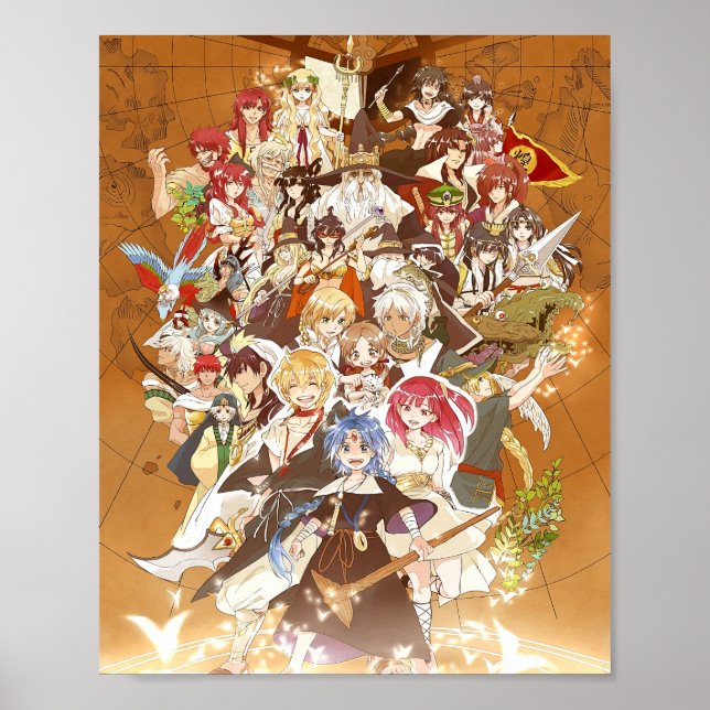 Poster Magi Anime (Devant)