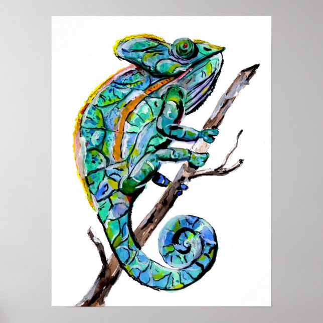 Poster Magic Chameleon (Devant)
