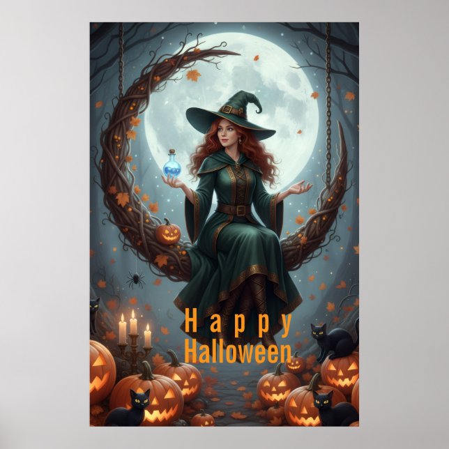 Poster Magic Sorcery Halloween Family (Devant)
