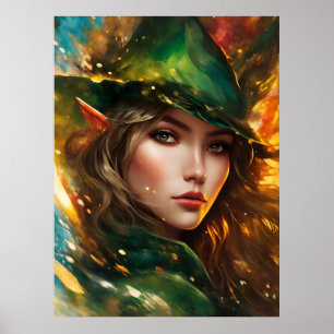 Poster Magicien d'elfe