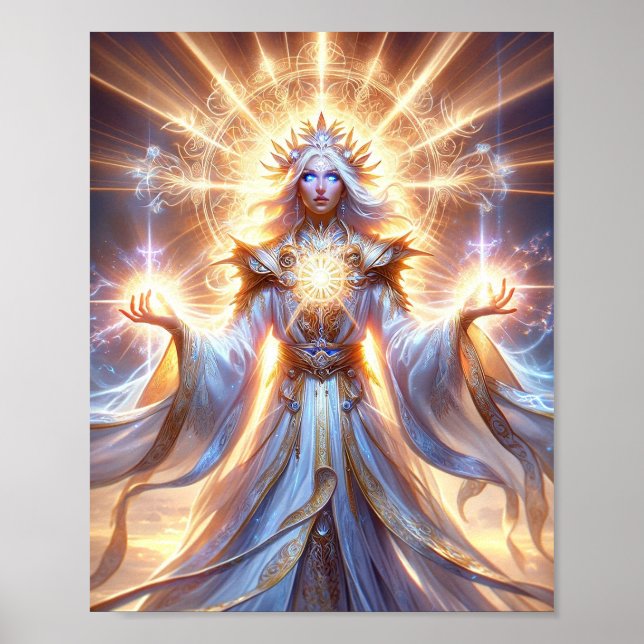 Poster Magicienne de la lumière (Devant)