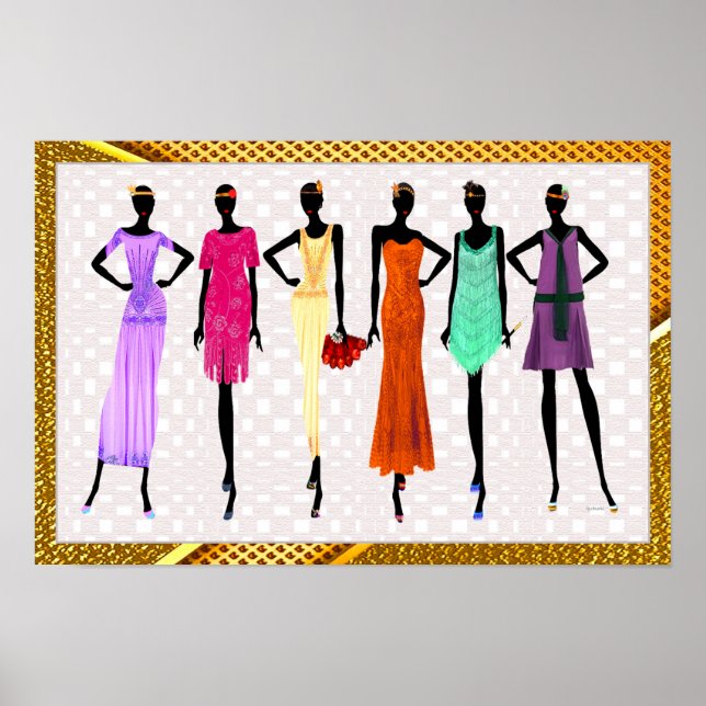 Poster Magie de la fille noire (Devant)