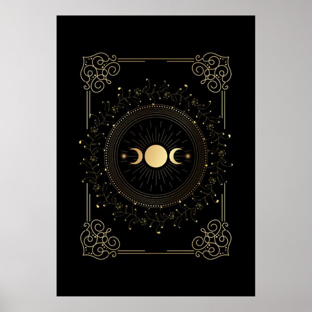 Poster Magie de la lune, lune (Devant)
