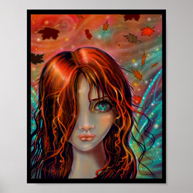 Poster "Magie de l'automne" Imaginaire de la fée (Devant)