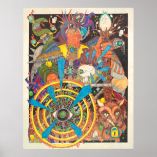 Poster Magie gauchiste - Réveil de l'idiot innocent