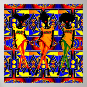 Poster magique Black Girls