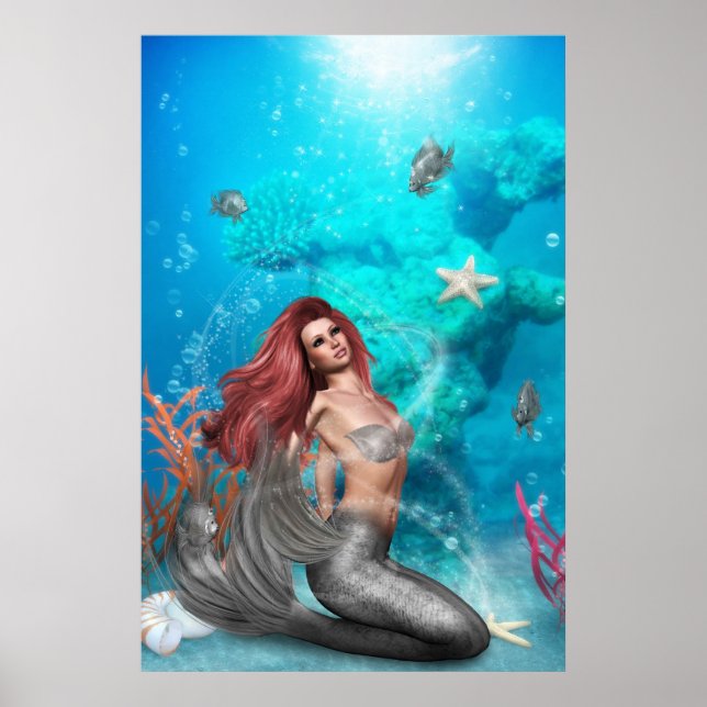 Poster magique de sirène (Devant)