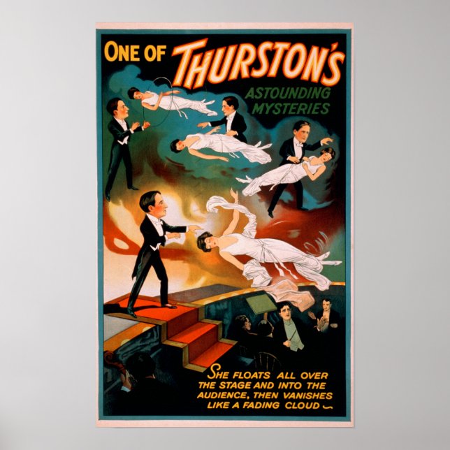 Poster magique des mystères étonnants de Thurston (Devant)