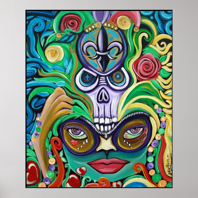 Poster magique Mardi Gras (Devant)