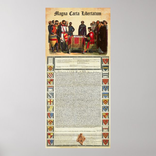 Poster MAGNA CARTA Libertatum (Devant)